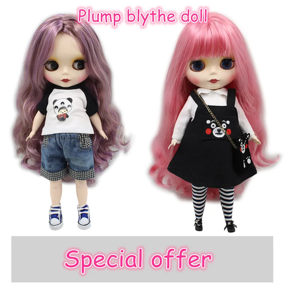 Dream Fairy free shipping Factory Blyth Doll Plump blyth 7 different hair's color Special offer on sale ICY DIY Fashion Toys