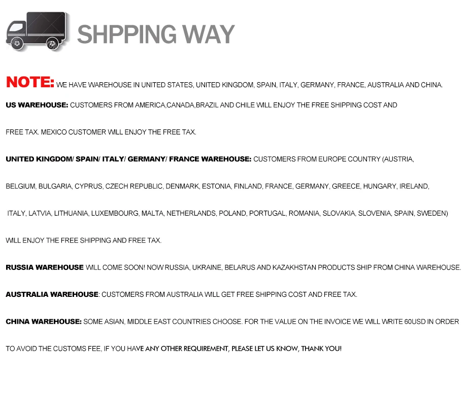 Shipping way