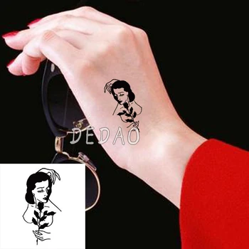 

Temporary Tatoo Fake Tattoo Sticker Sexy Girl Flower Women Tattoos Waterproof Tatouage Hand Foot Neck Body Art Tatto