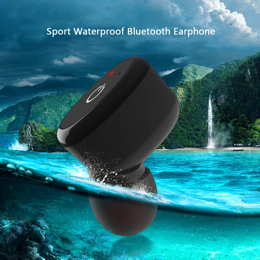 

IPX8 Waterproof Bluetooth Earphone Mini V4.1 Wireless Headset Handsfree Car headfone Magnetic Charge Earbuds Sport Swim Earpiece