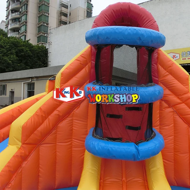 Malaysia Markets PVC Commercial inflatable water park for entertianing with water slide 4