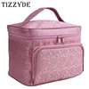 Peony Floral Big Cosmetic Bag Women Waterproof Professional Toiletry Kit Wash Necessaire Travel Organizer Make up Bags SZL63 2