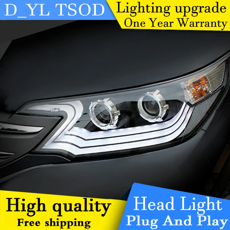 DY_L Car Styling Headlight For Honda CR V CRV headlights 2012 2013 head