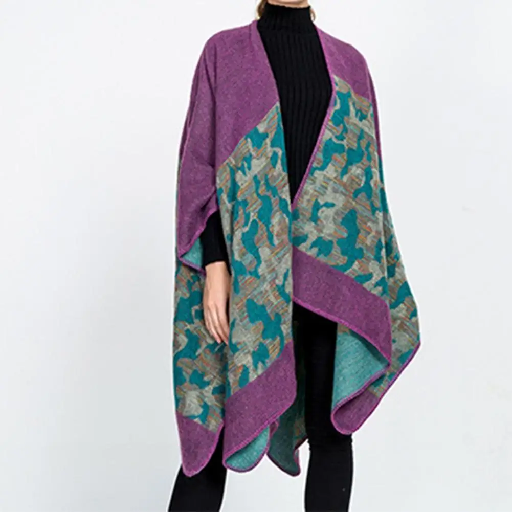 Женская мода звезда шаблон длинный теплый шаль зима осень очаровательный шарф подарок