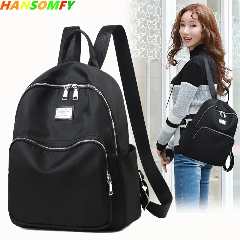 

Oxford cloth shoulder bag female 2018 new wave fashion wild canvas women backpack college wind bag large capacity bags