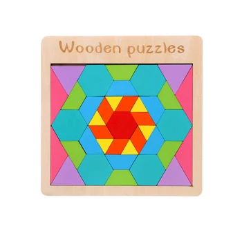 

Kids Wooden Toys Intellectual Jigsaw Puzzle Geometric Shape Puzzles Kids Baby Early Learning Educational Toys for Children