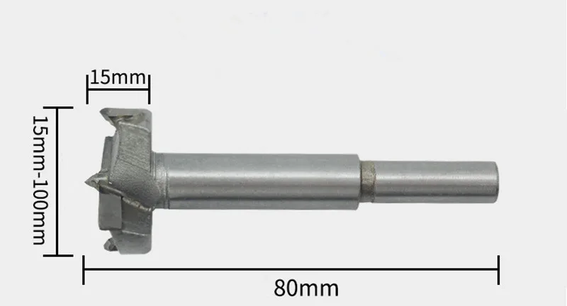1 шт. 15-100 мм Профессиональный Forstner шнек деревообрабатывающий Сверло по дереву Отверстие пила Серебряный тон резак диаметр Шарнир край инструмент