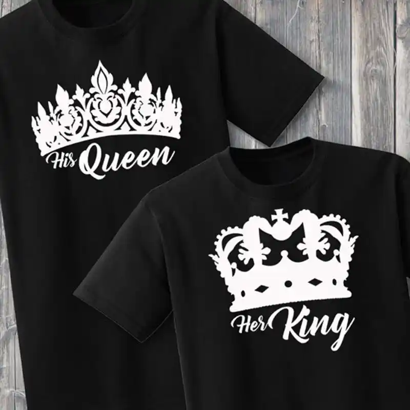 camisas de pareja king y queen