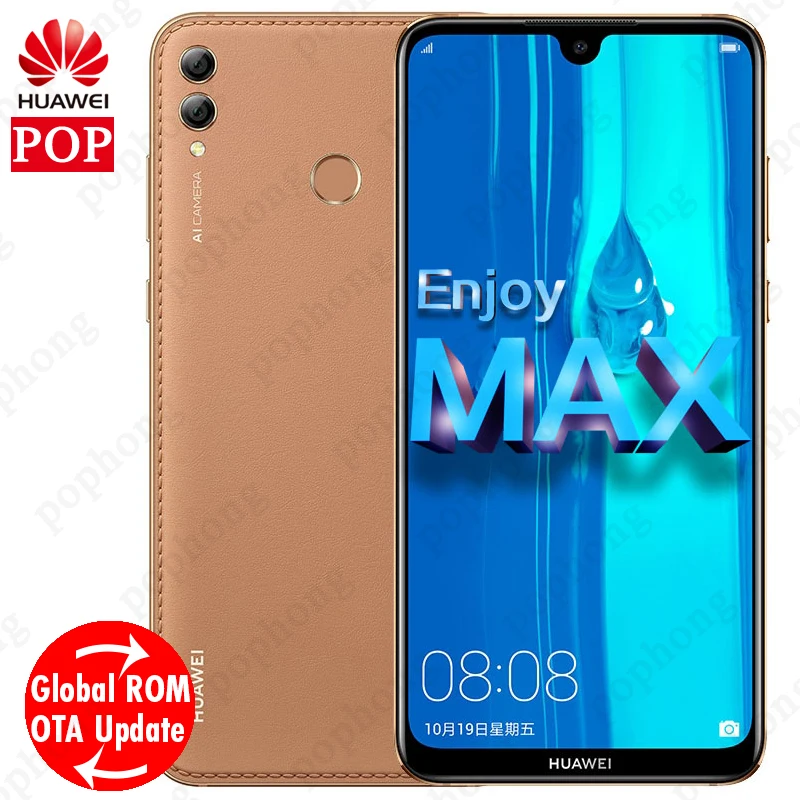 

Global Rom HuaWei Enjoy MAX Y MAX 4GB 128GB Smartphone 7.12 inch Snapdragon 660 Octa Core Android 8.1 Fingerprint 5000mAh