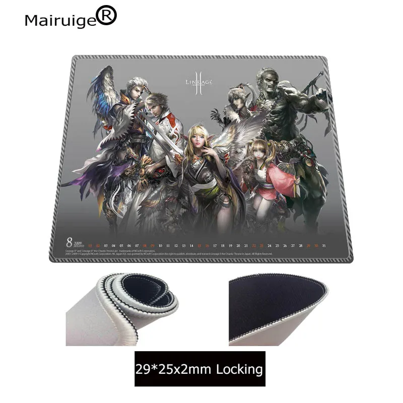 Очень большой коврик для мыши Mairuige lineage 2 игровой противоскользящий из