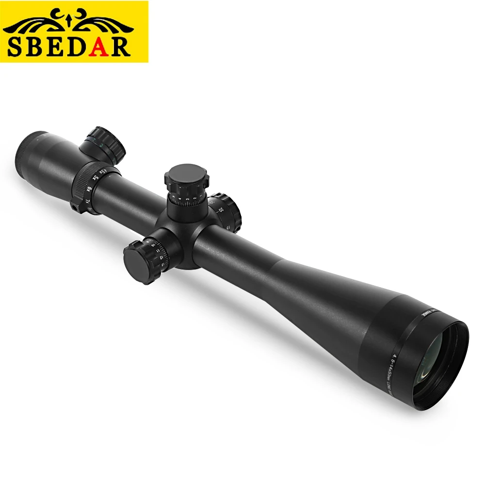 

SBEDAR M1 4.5 - 14X 50E Hunting Tactical Mil Dot Air Rifle Gun Tactical Scope Shockproof Water Resistant Fogproof Telescope