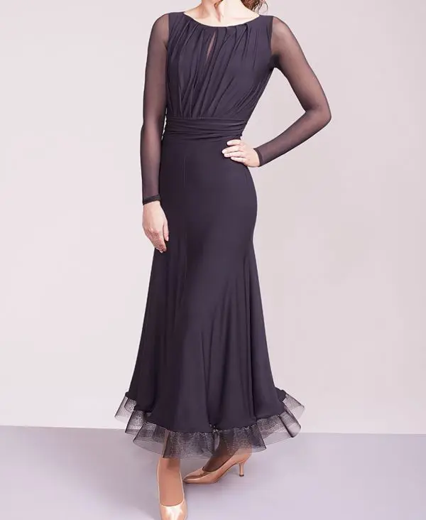 ladies ballroom dance dress standard costumes sexy spandex ballroom dance dress for women competition dresses