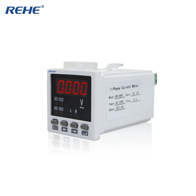 REHE DC RH DV81 48*48 мм измерительный прибор Интеллектуальный однофазный измеритель