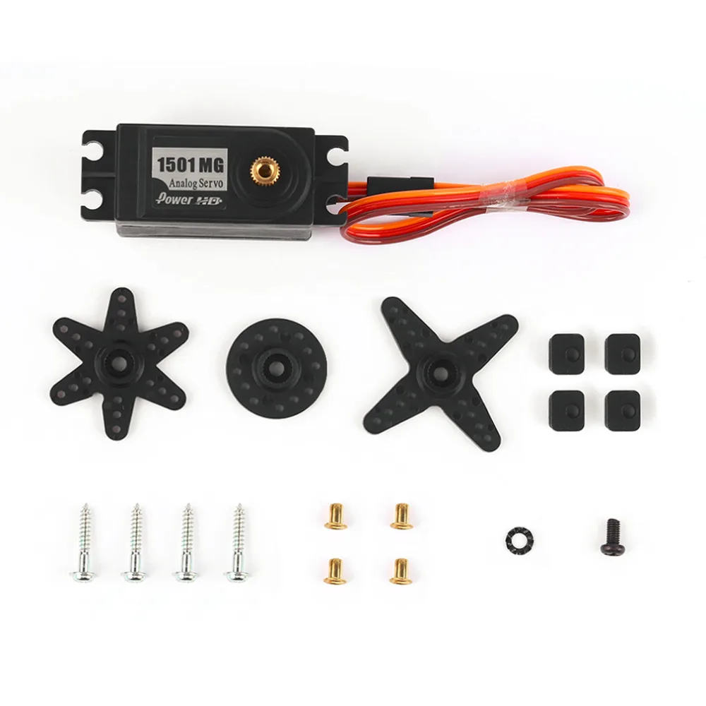 

Hot! Power HD High-Torque 60G Standard Servo 1501MG ALL Metal Gear 17KG 0.14 Sec New Sale