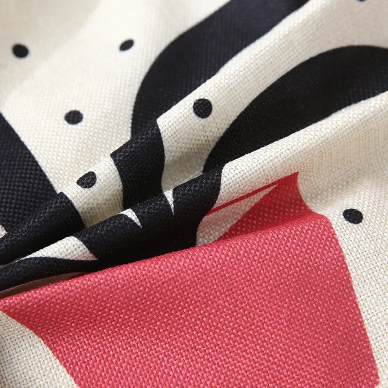 الأطفال بسيطة غطاء الوسادة اليد رسمت الكرتون الحيوانات كيس وسادة الشمال نمط الغابات الدب خزانة الجبلية وسادة غطاء