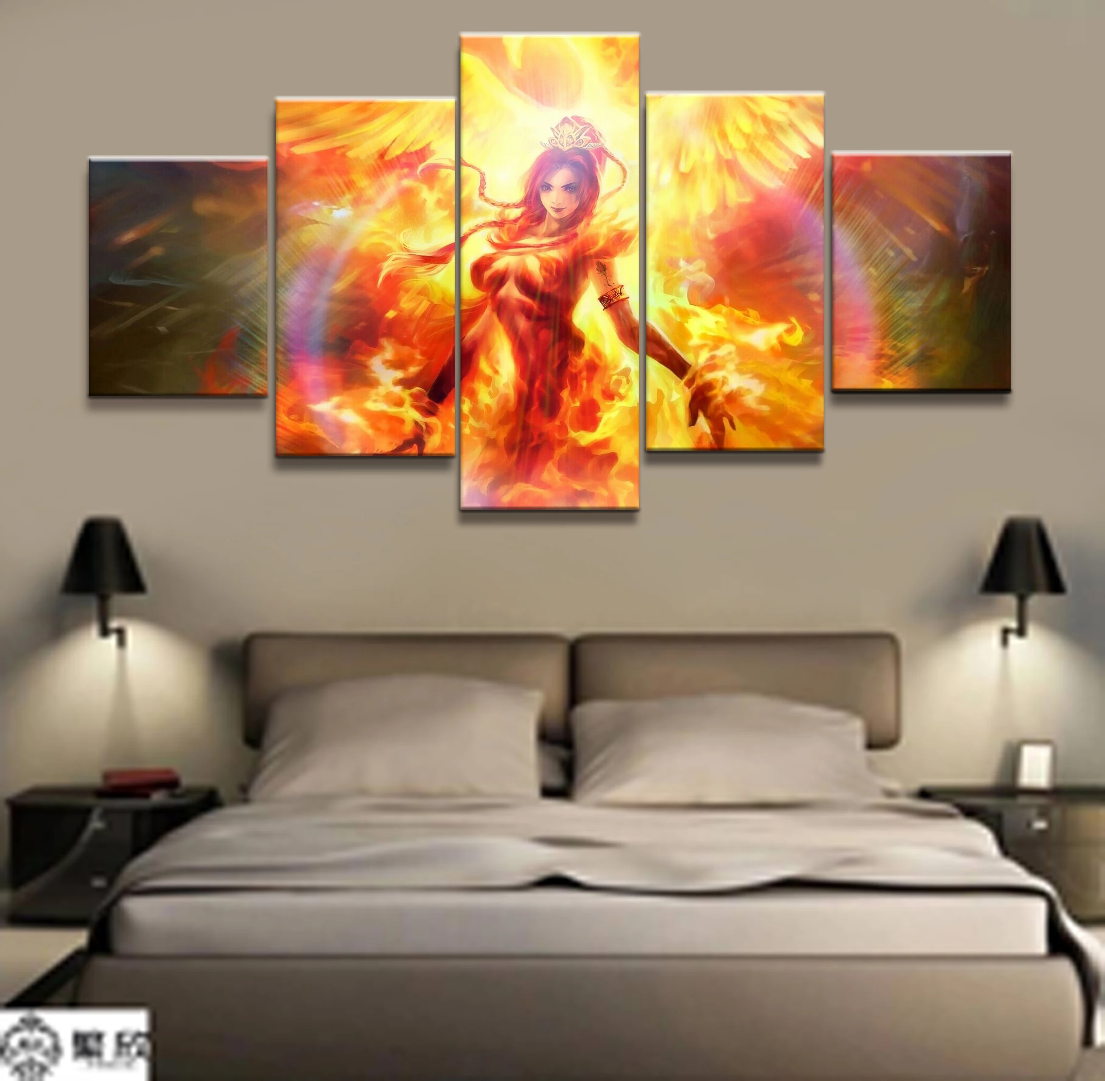 

Wall Art Game Poster 5 Pieces DOTA 2 Poster Printed Canvas Painting Pictures Modern Painting On Canvas Decoration