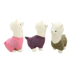 Прекрасный мультфильм плюшевая игрушка Альпака ткань для игрушек Овцы мягкие чучело Плюшевые ямма-ламма подарок на день рождения для