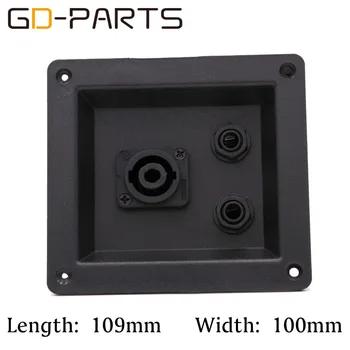 

109x99mm Stage Louder Speaker Terminal Board With SPEAKON Connector 1/4" Phone Jack for Hifi audio DIY 2PCS