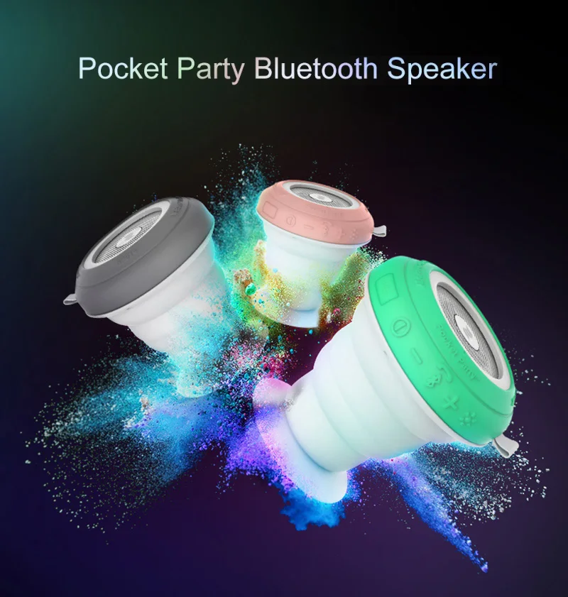 Prix pour ROCK Pocket Party Bluetooth Haut-Parleur avec Coloré Led Lumière Profession Mini Haut-Parleur Portable Forte Basse Audio lecteur Prix pour ROCK Pocket Party Bluetooth Haut-Parleur avec Coloré Led Lumière Profession Mini Haut-Parleur Portable Forte Basse Audio lecteur