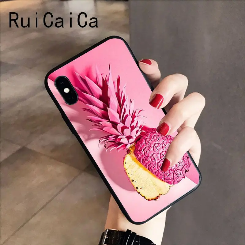colorful pink gold pineapple