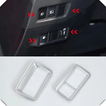 

For Toyota C-HR 2016 2017 2018 Interior ABS Matte Head Light Lamp Switch Button Cover Trim Car Accessories Sticker