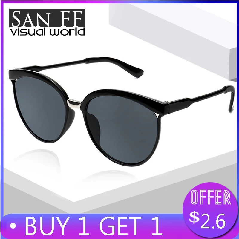 Fashion Metal Round Half Frame Ladies Sunglasses Classic Designer high quality Sun Glasses Polarizer driving Eye wear