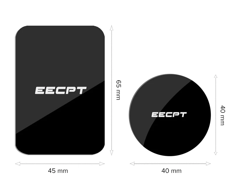 EECPT 10 Упаковка металлическая пластина-диск для магнитного автомобильного держателя железные листы наклейки для магнитного телефона держатель на вентиляционное отверстие автомобиля Стенд