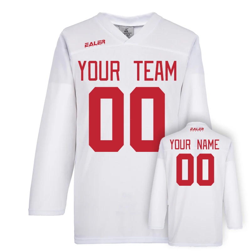 Крутые хоккейные футболки для тренировок с вашим именем, номером и именем команды, разноцветные
