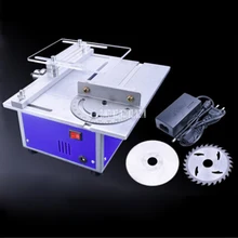 DIY Multi-function Miniature Table Saw DC4d Woodworking Sawing Saws Cutting Model Saw Cutting Machine DC 12v-24v 1.5A 1-10mm
