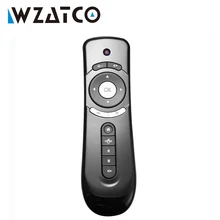 WZATCO Mini Fly T2 Air Mouse 2.4G Wireless Gyroscope Mouse For Android TV BOX , Android Projector 3D Sense Motion Media Player