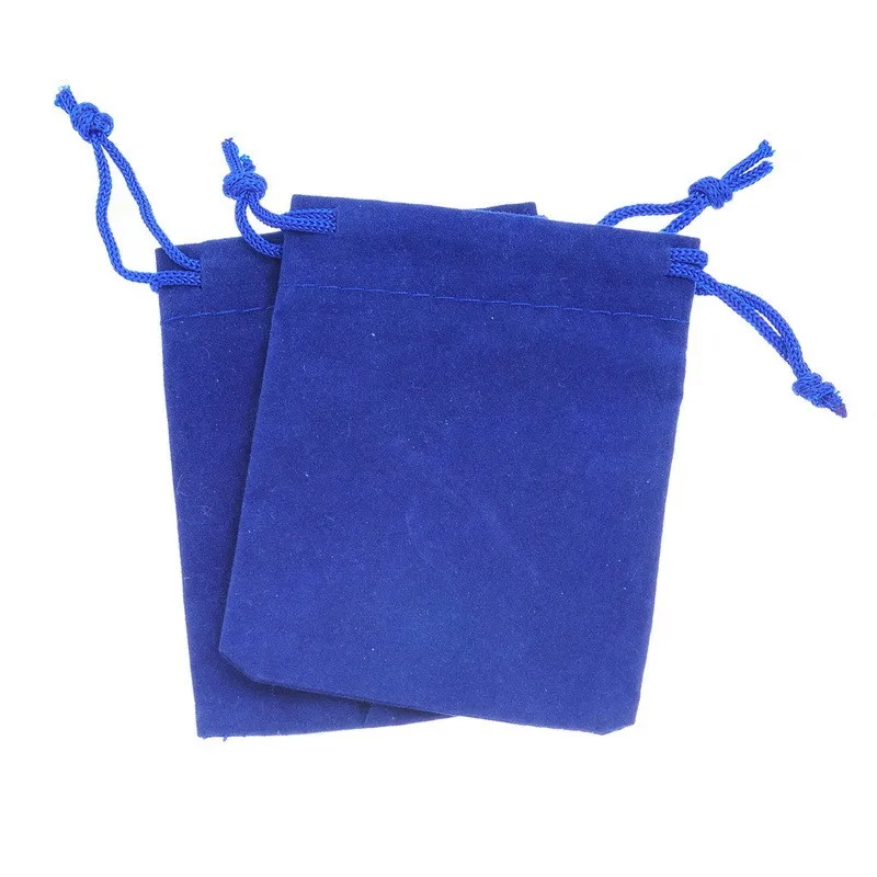 7*9 см 100 шт. Королевский синий ювелирных изделий бархат мешки для упаковки подарков ручной DIY женщины Jewellery сумки фланель drawstring сумка