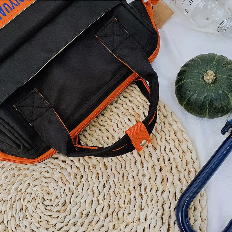 Модные Простые панелями унисекс, парусиновая рюкзаки 2019 Новые поступления Повседневное одноцветное школьников сумки на плечо