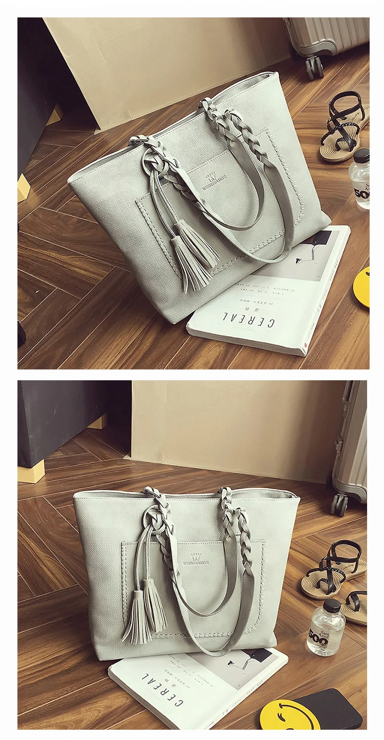YBYT брендовая сумка на плечо с кисточками, Женская винтажная сумка из искусственной кожи, дамская модная сумка на плечо, кошелек, повседневные сумки для ежедневных покупок