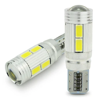 

Safego 2pcs Car LED T10 W5W Canbus 194 168 Error Free 10 smd 5630 LED Light Bulb led light parking T10 LED Car Side Light