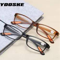YOOSKE очки для чтения анти-капля Для Мужчин's Для женщин очки для чтения TR90 высокой четкости прочность смолы Материал для чтения