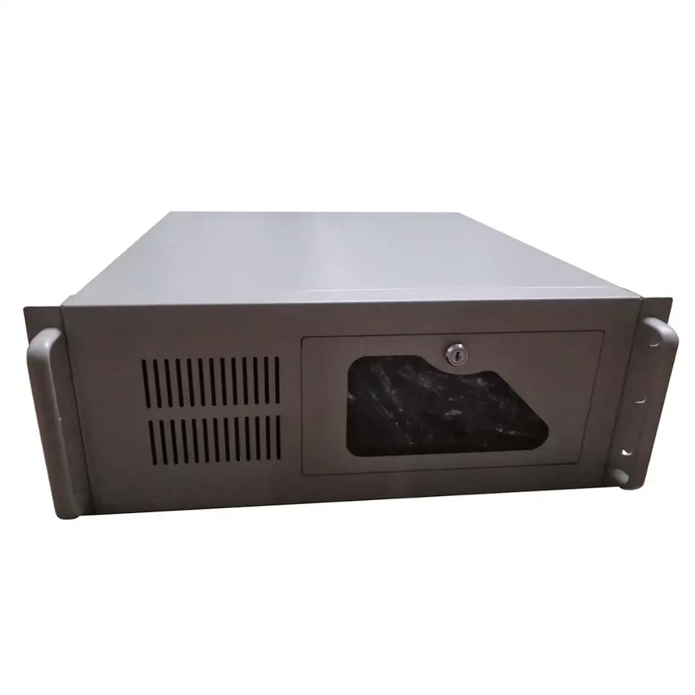 

19 inches rack-mount server chassis 4U industrial computer case dustproof shockproof 1.2MM SGCC black white 450MM