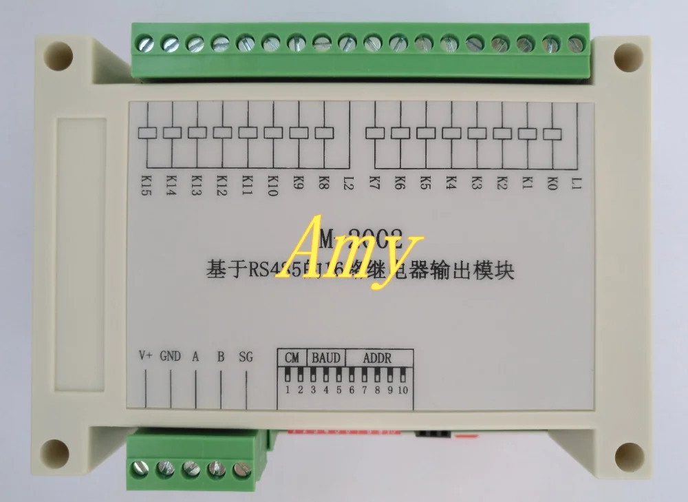 

RS485 Acquisition module 16DO Modbus RTU Relay output control