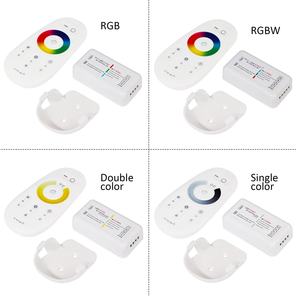 SMD 5050 RGB Светодиодные ленты свет набор 5 м светодио дный светодиод лента светодио дный гибкая, 2,4 г РФ контроллер, DC 12 В адаптер