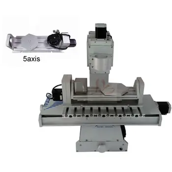 

5axis vertical cnc milling drilling machine 3040 frame pillar type XYZ3 shaft 57x 78 stepper