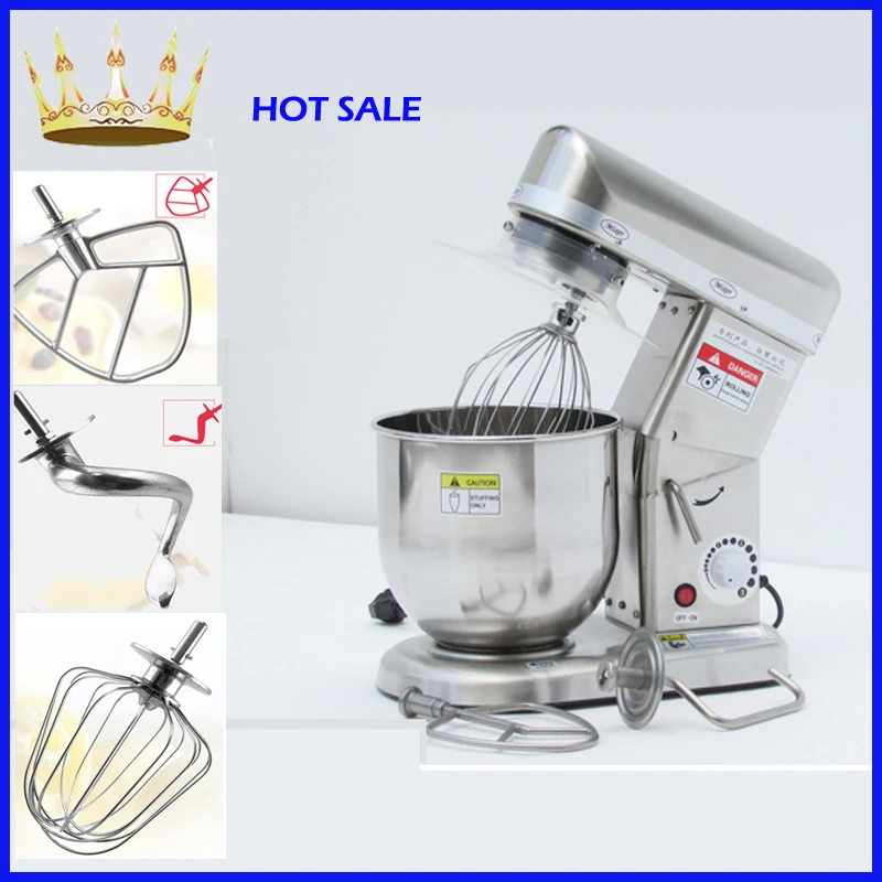 300W 304stainless steel dough mixer,milk shake cooking machine electric