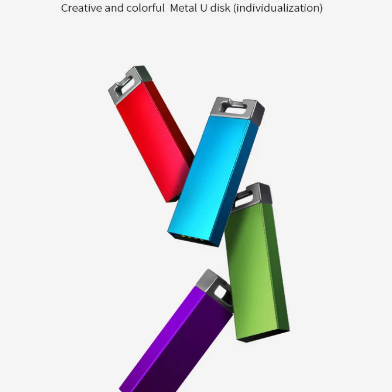 

USB Flash Mini Metal Custom LOGO Pendrives 64GB 32GB 16GB 8GB 4GB USB 2.0 Gifts Cle USB Pen Drive (Over 10pcs Free Logo)