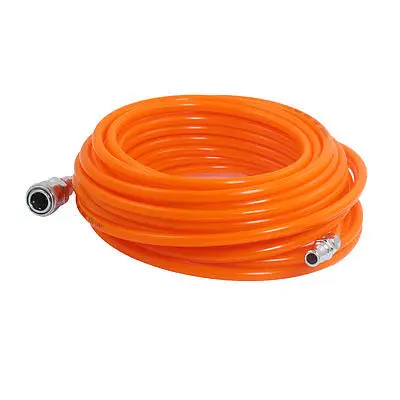 

8mm x 5mm Polyurethane PU Air Compressor Hose Tube Orange Red Bidhx