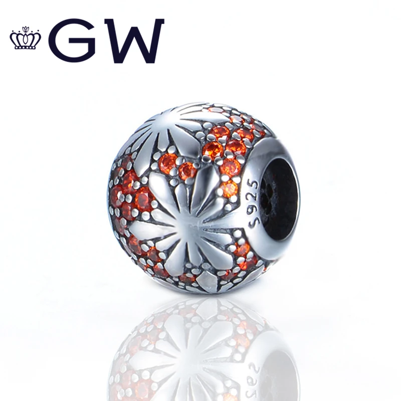 

925 Sterling silver Christmas Snow Flake Charm Fit European Brand Original Bracelet Jewelry making Women's Gifts