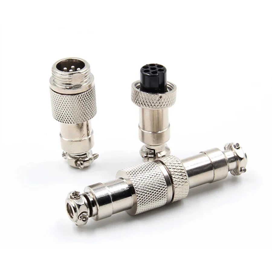 EClyxun 1 комплект GX12 XLR 2 3 4 5 6 7 контактный стыковочный разъем штекер гнездо 12 мм