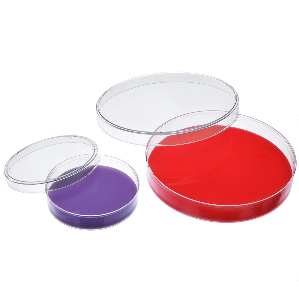 

Plastic Petri Dish Sterile Dishes with Lid, 100 mm and 60 mm, 20 Pcs