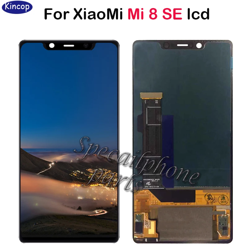 5 88 ''ЖК-дисплей для Xiaomi Mi 8se ЖК-дисплей + сенсорный экран дигитайзер с рамкой