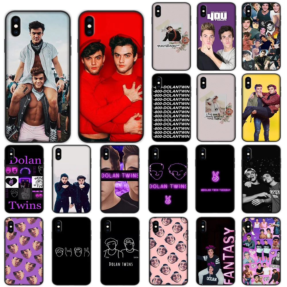 

The Dolan Twins Soft Case for iPhone XS 11 Pro Max XR X 7 8 6 6S Plus Cover