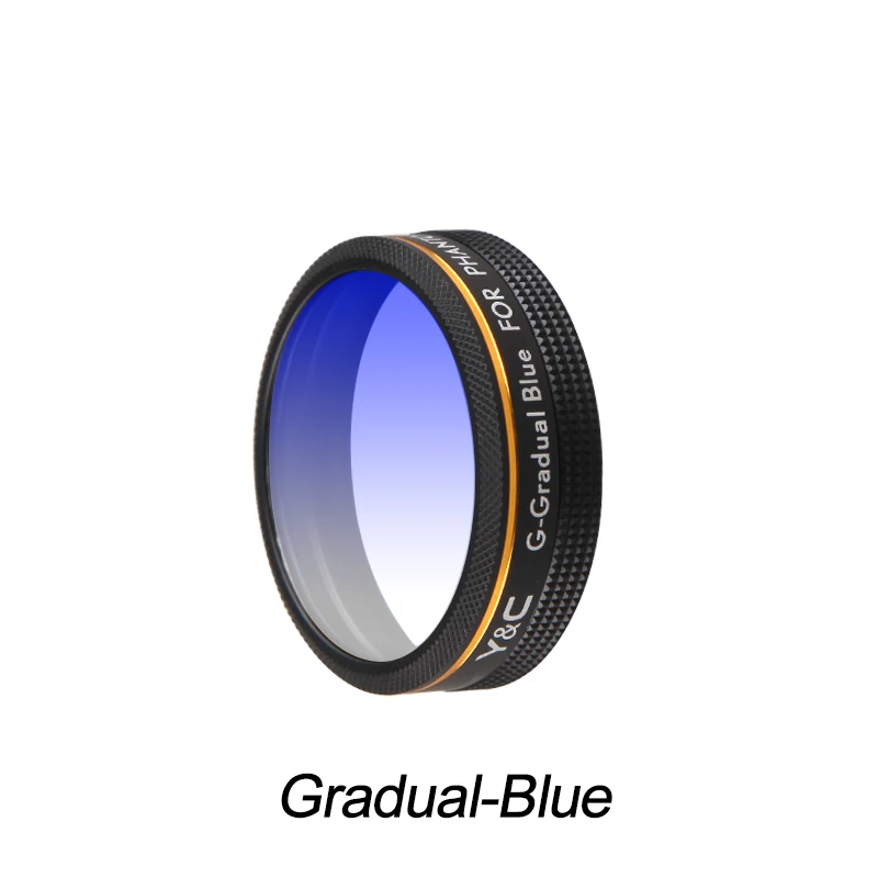 UV CPL ND4 ND8 ND16 градиентный цветной фильтр для DJI Phantom 4 Pro V2.0 Расширенный беспилотный объектив камеры поляризационный нейтральная плотность GND - Цвет: Gradual Blue