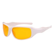  Brand Design Men and women sunglasses  Night Driving glasses Anti Glare Glasses For Safety Driving Sunglasses Yellow Lens 