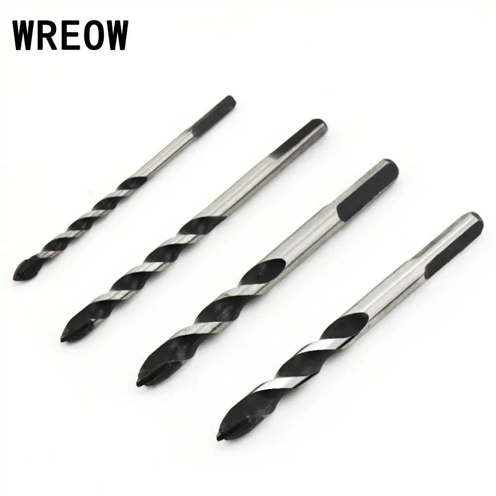 5pcs 6 12mm Carbide Alloy Ceramic Extractor Drill Bit Triangle Shank